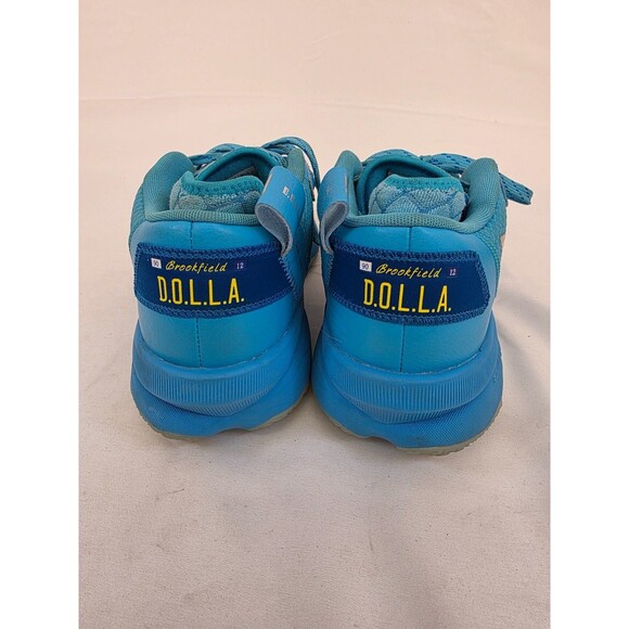 Adidas Dame 8 Young Dolla Basketball Shoe Blue Silver Damian Lilla Men Size 7.5 - Picture 4 of 11